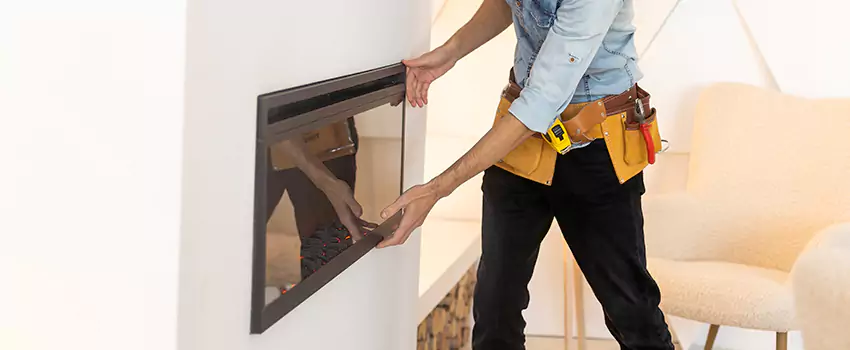 Metal Fireplace Installation in Oswego, Illinois