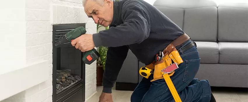 New Indoor Fireplace Installation in Oswego, Illinois