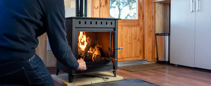 Open Hearth Wood Fireplace Installation in Oswego, IL