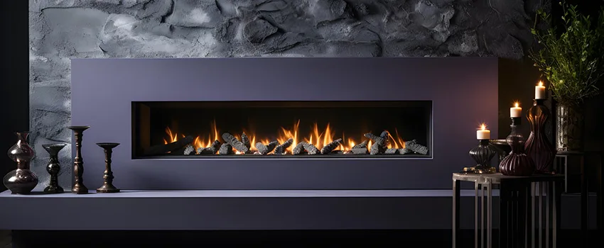 Ember Bed for Ventless Gas Fireplace in Oswego, IL